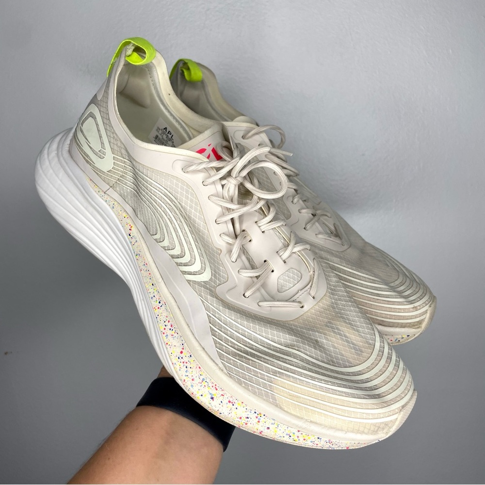 APL Streamline White Running Sneaker Mens 10.5